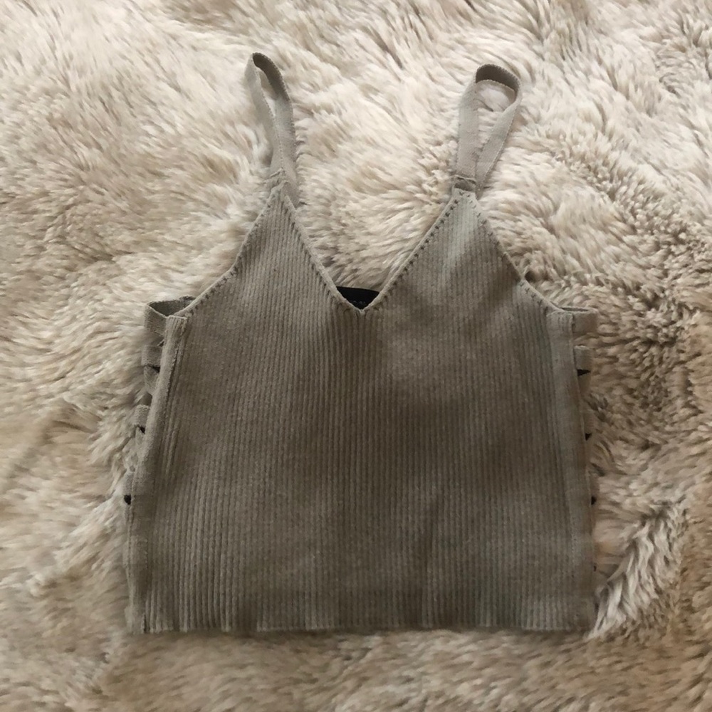 Sweater crop top